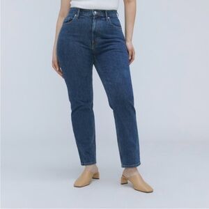Everlane High Rise The Curvy 90’s Cheeky Blue Jeans Organic cotton